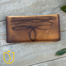 Load image into Gallery viewer, Western Boot Stitch Leather Wallet