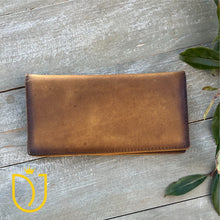 Load image into Gallery viewer, Western Boot Stitch Leather Wallet