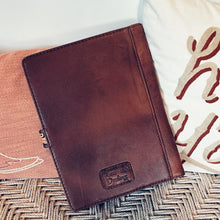 Load image into Gallery viewer, Miss Daisy Leather Notebook Portfolio