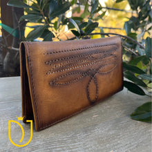 Load image into Gallery viewer, Western Boot Stitch Leather Wallet