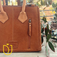 Load image into Gallery viewer, Prairie Rose Hand Tooled Leather Purse