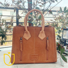 Load image into Gallery viewer, Prairie Rose Hand Tooled Leather Purse