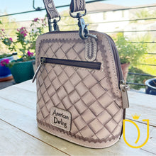Load image into Gallery viewer, Rockwell Bone Hand Tooled Leather Crossbody Purse