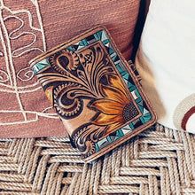 Load image into Gallery viewer, Shady Grove Western Leather Wallet