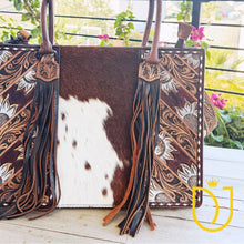 Load image into Gallery viewer, Maverick Hand Tooled Leather Tote Bag