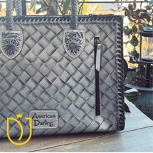 Load image into Gallery viewer, Silver Spur Hand Tooled Leather Tote Bag