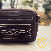 Load image into Gallery viewer, The Pearl Suede Leather Crossbody Purse