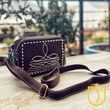 Load image into Gallery viewer, The Pearl Suede Leather Crossbody Purse