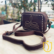 Load image into Gallery viewer, The Pearl Suede Leather Crossbody Purse