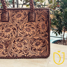 Load image into Gallery viewer, Whispering Pines Hand Tooled Leather Purse
