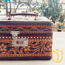 Load image into Gallery viewer, High Desert Hand Tooled Leather Jewelry Box
