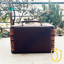 Load image into Gallery viewer, High Desert Hand Tooled Leather Jewelry Box