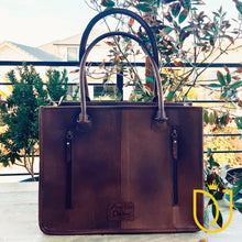 Load image into Gallery viewer, Cooke County Hand Tooled Leather Tote Bag