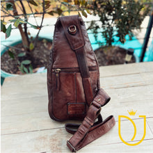 Load image into Gallery viewer, Florence Italian Leather Sling Bag