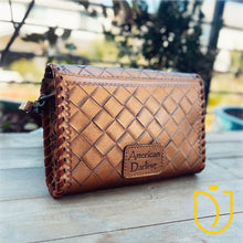 Load image into Gallery viewer, Melrose Hand Tooled Leather Crossbody Purse