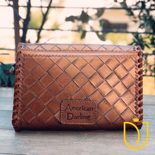 Load image into Gallery viewer, Melrose Hand Tooled Leather Crossbody Purse