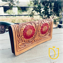 Load image into Gallery viewer, Cave Creek Hand Tooled Leather Wallet