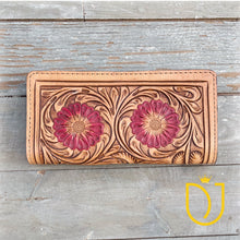 Load image into Gallery viewer, Cave Creek Hand Tooled Leather Wallet