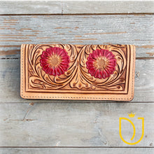 Load image into Gallery viewer, Cave Creek Hand Tooled Leather Wallet