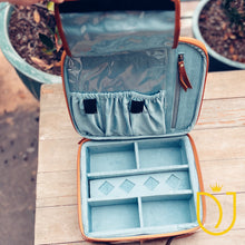 Load image into Gallery viewer, The Addison Hand Tooled Leather Jewelry Box