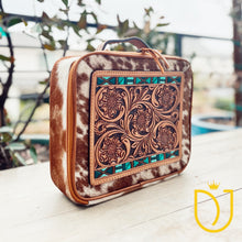 Load image into Gallery viewer, The Addison Hand Tooled Leather Jewelry Box