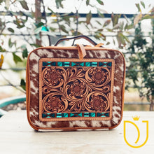 Load image into Gallery viewer, The Addison Hand Tooled Leather Jewelry Box