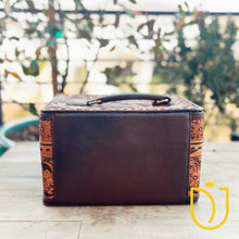Load image into Gallery viewer, Copper Ridge Hand Tooled Leather Jewelry Box