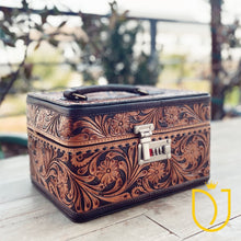 Load image into Gallery viewer, Copper Ridge Hand Tooled Leather Jewelry Box