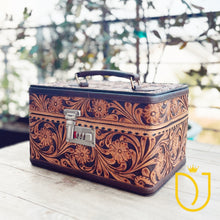Load image into Gallery viewer, Copper Ridge Hand Tooled Leather Jewelry Box