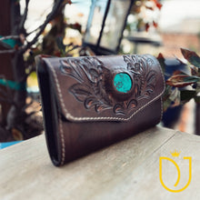 Load image into Gallery viewer, The Harbor Hand Tooled Leather Wallet