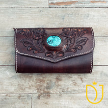 Load image into Gallery viewer, The Harbor Hand Tooled Leather Wallet