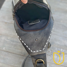 Load image into Gallery viewer, Bygone Beauty Leather Sling Bag