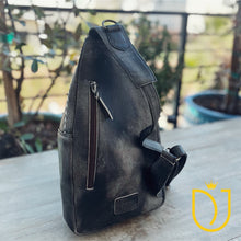 Load image into Gallery viewer, Bygone Beauty Leather Sling Bag