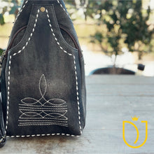 Load image into Gallery viewer, Bygone Beauty Leather Sling Bag