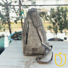 Load image into Gallery viewer, Bygone Beauty Leather Sling Bag