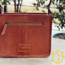 Load image into Gallery viewer, Antique Beauty Hand Tooled Leather Crossbody Purse