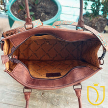 Load image into Gallery viewer, Fairview Heights Western Leather Tote Bag