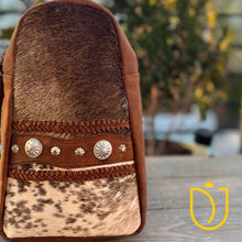 Load image into Gallery viewer, Silver Piece Leather Sling Bag