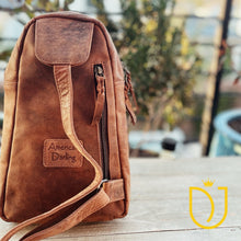Load image into Gallery viewer, Silver Piece Leather Sling Bag