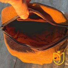 Load image into Gallery viewer, Silver Piece Leather Sling Bag