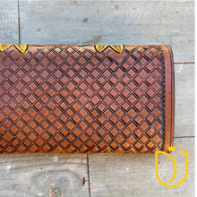 Load image into Gallery viewer, Providence Sunflower Hand Tooled Leather Wallet