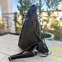 Load image into Gallery viewer, Nightshade Leather Sling Bag