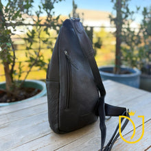 Load image into Gallery viewer, Nightshade Leather Sling Bag