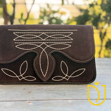 Load image into Gallery viewer, The Glory Suede Boot Stitch Purse