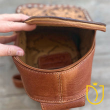 Load image into Gallery viewer, Rodeo Grace Hand Tooled Leather Sling Bag