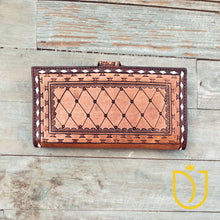 Load image into Gallery viewer, Havasupai Hand Tooled Leather Wallet