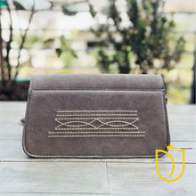 Load image into Gallery viewer, The Glory Suede Boot Stitch Purse