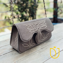 Load image into Gallery viewer, The Glory Suede Boot Stitch Purse