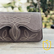 Load image into Gallery viewer, The Glory Suede Boot Stitch Purse