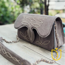 Load image into Gallery viewer, The Glory Suede Boot Stitch Purse